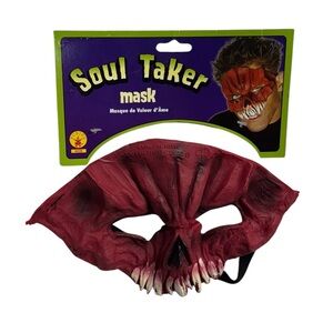 Rubie’s soul taker mask red color brand new attached to packaging, never worn!